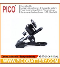 NEW PHOTOGRAPHIC Photo Studio Light Stand Clamp Heavy Duty with platform -function Clamp with Ball Head for Cameras Flash BY PICO
